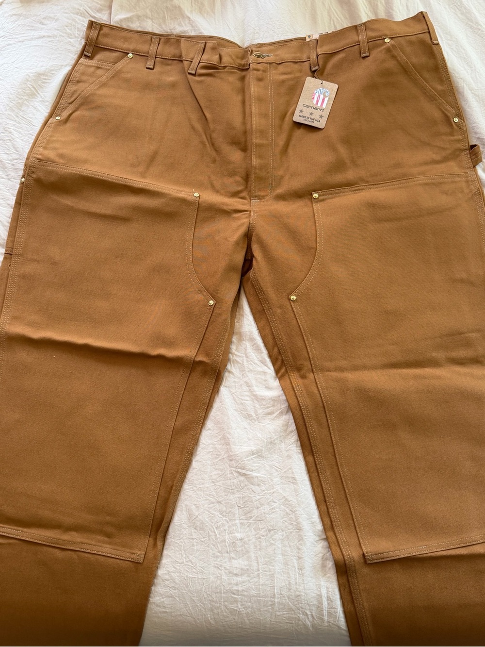 Men's Work Pants - Brown Carpenter Style